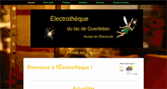 Desktop Screenshot of musee-electricite-guerledan.com